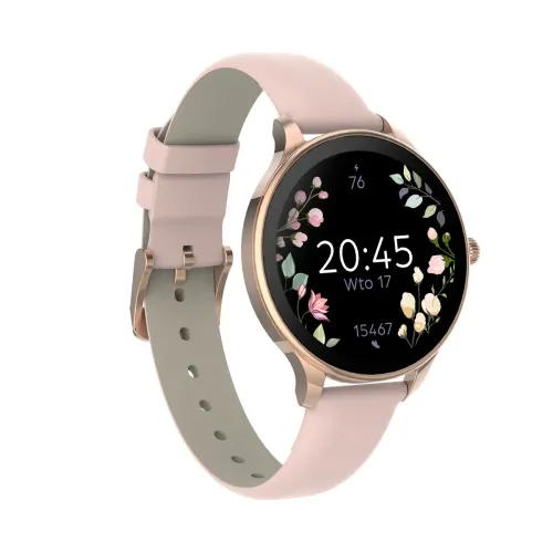 Smartwatch Forever Velora SB-306 38mm Różowe złoto