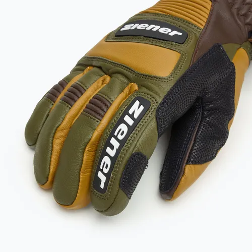 Rękawice narciarskie męskie ZIENER Guard GTX + Gore Grip PR alpine dark/brown