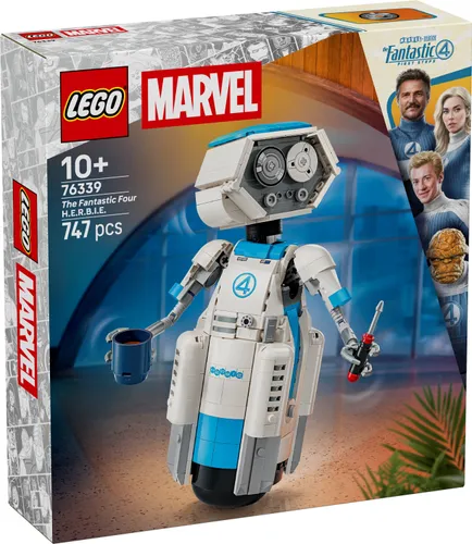 LEGO Marvel 76339 Fantastyczna Czwórka H.E.R.B.I.E., zestaw klocków 10+