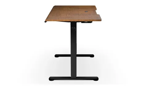 Biurko Endorfy Atlas S Electric Dark Wood 114cm Regulacja wysokości Ciemne drewno