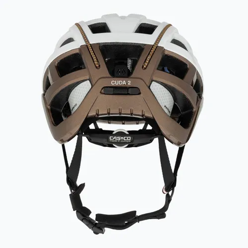 Kask rowerowy CASCO Cuda 2 Strada white/mocca