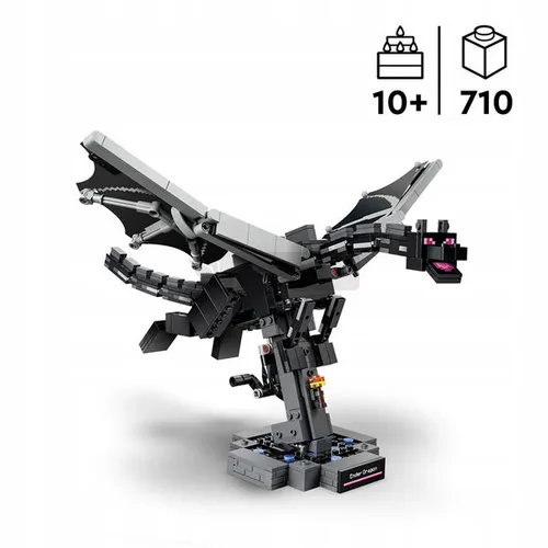 LEGO MINECRAFT 21595 Smok Kresu, zestaw klocków dla dzieci +10 lat
