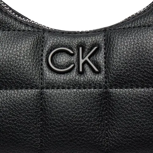 Geantă de umăr cu lanț Calvin Klein Square Quilt K60K612018 Negru