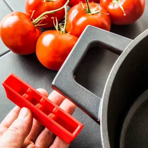 ZWIEGER Obsidian 5,5 l czarny - garnek aluminiowy z pokrywką