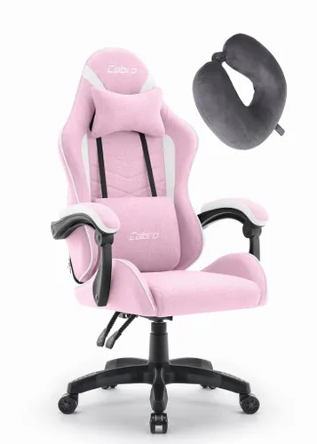 Fotel CABRO C500 Różowo-Biały