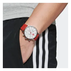 Adidas Originals Code One Chrono Watch Aosy23019 Silver