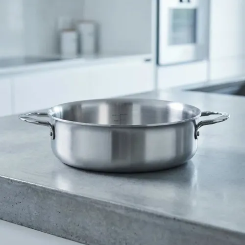 DE BUYER Alchimy 2,3 l - garnek niski ze stali nierdzewnej