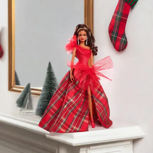 Mattel Lalka Barbie Holiday brunetka
