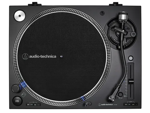 Gramofon AUDIO-TECHNICA AT-LP140XP Czarny, Manualny, Napęd bezpośredni, Prędkość odtw. 33 1/3, 45, 78 obr./min