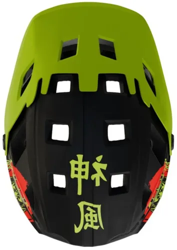 Kask KAMIKAZE Ronin Zielony Full Face (rozmiar M)