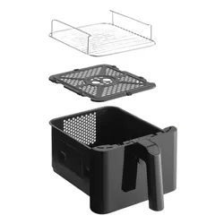 Air Fryer Frytkownica beztłuszczowa SENCOR SFR 1250BK 11.6l z podwójnym koszem, 10 automatycznymi programami i okienkiem do obserwacji postępów