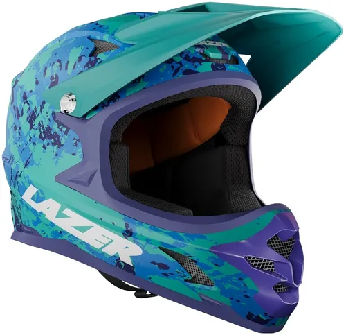 Kask rowerowy LAZER Phoenix+ Niebieski Full Face (rozmiar S)