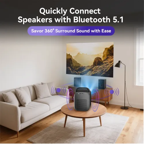 Projektor ETOE Seal Pro LED Full HD Wi-Fi Bluetooth Chromecast Google TV