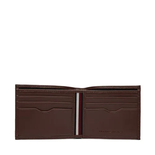 Большой мужской кошелек Tommy Hilfiger Th Central Mini CC Wallet Am0am11854 Dark Chestnut GT8