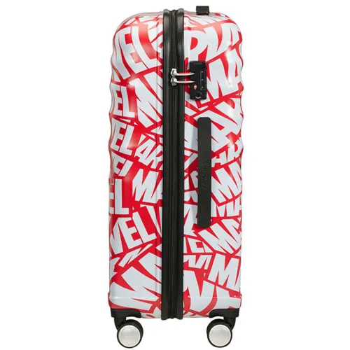 Walizka średnia American Tourister Wavebreaker Marvel - Marvel logo