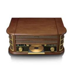 Gramofon Lenco TCD-3571MY Półautomatyczny Napęd paskowy Przedwzmacniacz Bluetooth Brązowy