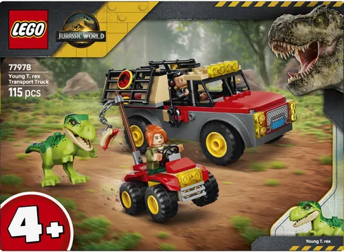 LEGO 77978 Jurassic World Ciężarówka do transportu młodego tyranozaura