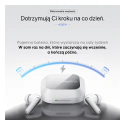 Słuchawki bezprzewodowe realme Buds Air8 Pro Dokanałowe Bluetooth 6.1 Funkcje AI Czarny