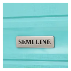 Средний Жесткий Чемодан Semi Line T5617-2 Бирюзовый