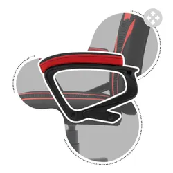 Fotel HUZARO Ranger 1.0 Mesh Czerwony
