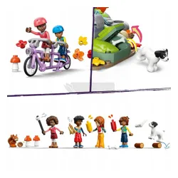 LEGO FRIENDS 42705 Jesienna leśna chatka, zestaw klocków dla dzieci +9 lat