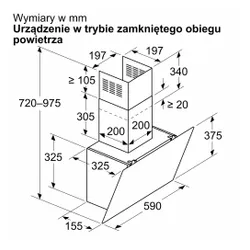 Вытяжка Bosch Dwk65dk20 Белый