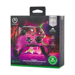 Pad PowerA Advantage Wired Controller Sparkle Wave do Xbox Series X/S, Xbox One, PC Przewodowy