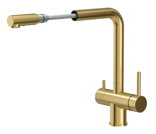 Bateria Quadron Ellen 3673512PVDG1 Złoty Stal szlachetna