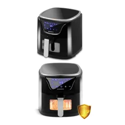 Frytkownica beztłuszczowa Air Fryer BERDSEN BD-652 5l Czarno-srebrny
