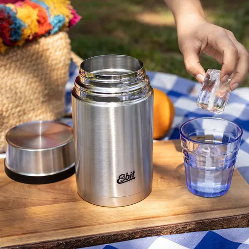 Termos na żywność Esbit Sculptor Stainless Steel Food Jug 750 ml stainless steel/matt