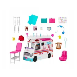 MATTEL BARBIE KARETKA MOBILNA gabinet lekarski HKT79