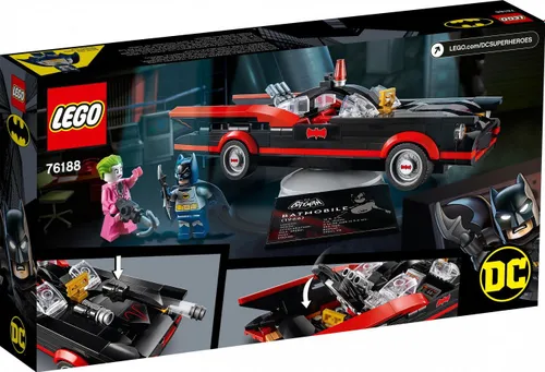 LEGO DC Batman klasik televizyon dizisi Batman-Batmobil (76188)