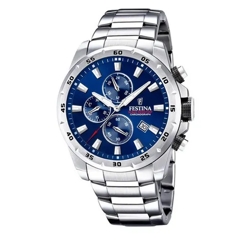 Festina Chrono Sport Saatler 20463/2 Gümüş / Donanma