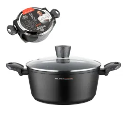Garnek aluminiowy z pokrywką FLORINA BONO 4 l