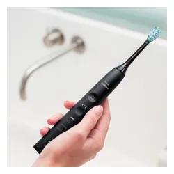 Zestaw Szczoteczek sonicznych PHILIPS HX9914/57 (biała/czarna) + szklanka z funkcją ładowania