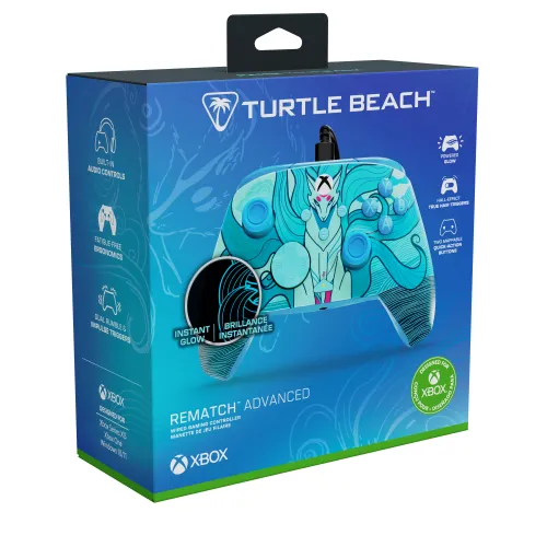 Pad Turtle Beach Rematch Advanced Blue Kitsune do Xbox Przewodowy Niebieski