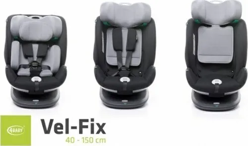 araba koltuğu 4baby Vel-fix 0-36 kg ve-size grey 4baby