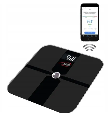 Waga łazienkowa TECH-MED HW-FIT003 Czarny