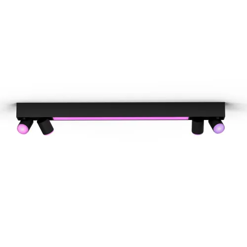 Reflektor Philips punktowy Centris 4 Czarny