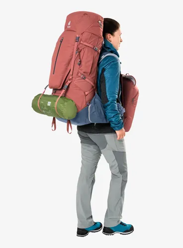 Plecak trekkingowy Deuter Aircontact X 60+15 SL damski - redwood/ink