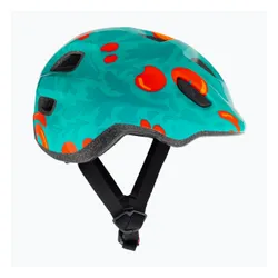 Kask rowerowy dziecięcy MET Hooray green fruit glossy