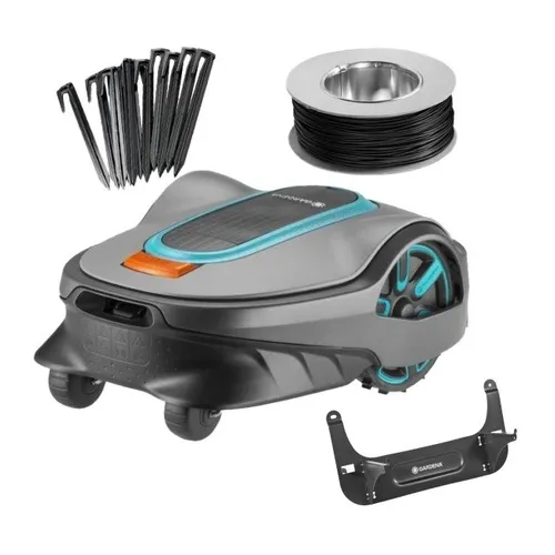 Robot koszący GARDENA Sileno Life 750 + Uchwyt naścienny GARDENA 4045-60