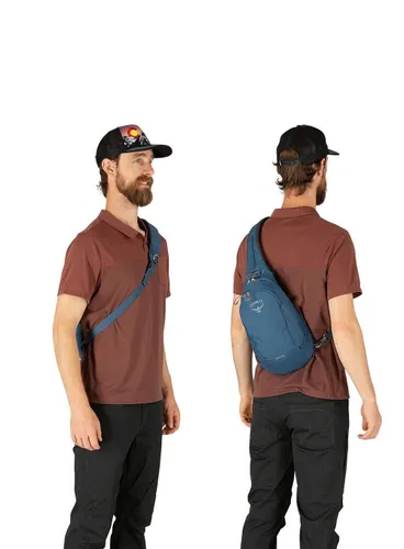 Рюкзак на одно плечо Osprey Daylite Sling-wavy blue