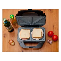 Opiekacz 3 w 1 Gofrownica Toster, Grill, Berlinger MAX2100W, marmurkowe płytki