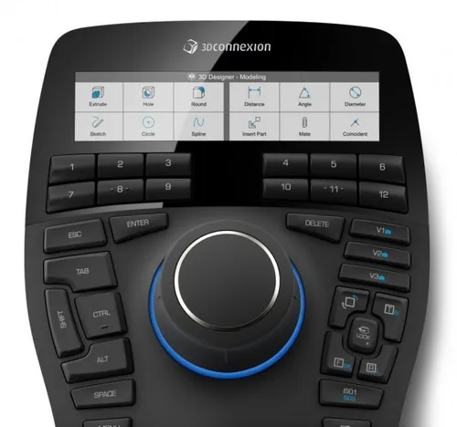 Myszka 3DConnexion SpaceMouse Enterprise przewodowa czarna