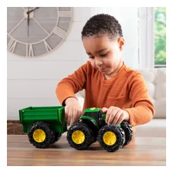 Traktor TOMY Monster Treads John Deere z przyczepą 47353