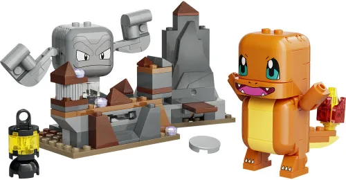 LEGO 72157 Pokémon SMART Play Charmander i Geodude — starcie w jaskini