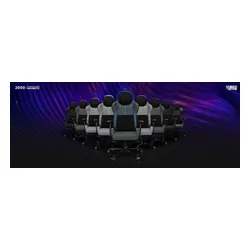 Fotel YUMISU 2050 Magnetic Ciemnoszaro-czarny