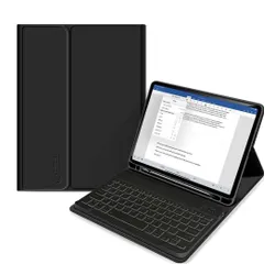 Etui na iPad Air TECH-PROTECT SC Pen + Keyboard Czarny Klawiatura