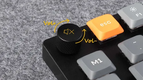 Klawiatura KEYCHRON K15 Max (Alice Layout) QMK Wireless Custom Mechanical Gateron Brown 2.0 Low Profile Switch